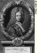Daniel Defoe by Michiel Van der Gucht after Jeremiah Taverner