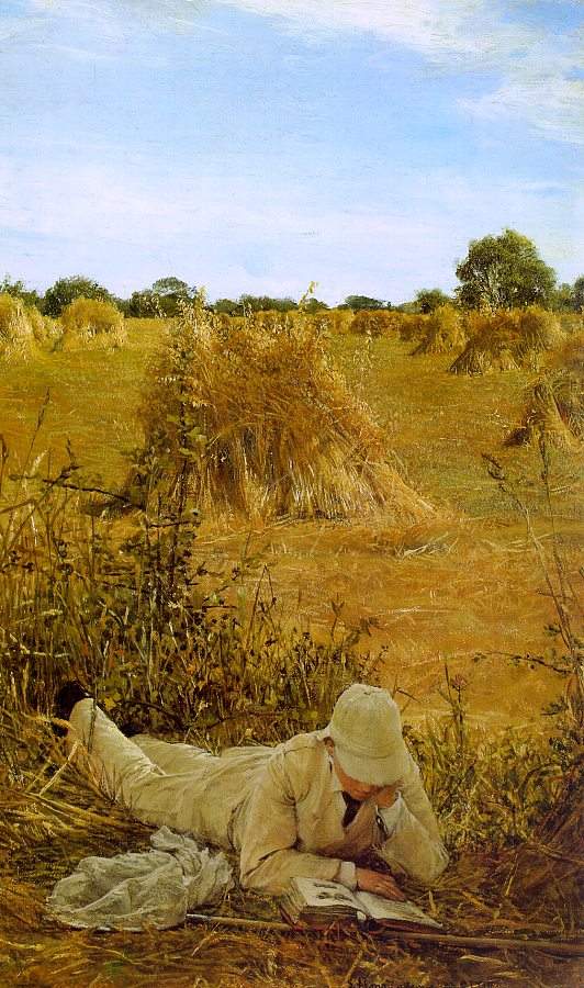 Sir Lawrence Alma-Tadema - Ninety-Four Degrees in the Shade, 1876, oil on canvas, Fitzwilliam Museum, Cambridge