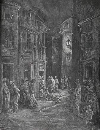 Blue Gate Fields, London. Gustave Dor, London A Pilgrimage (1872)